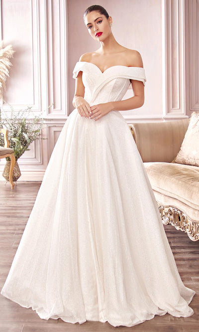 Glitter cinderella wedding dress best sale