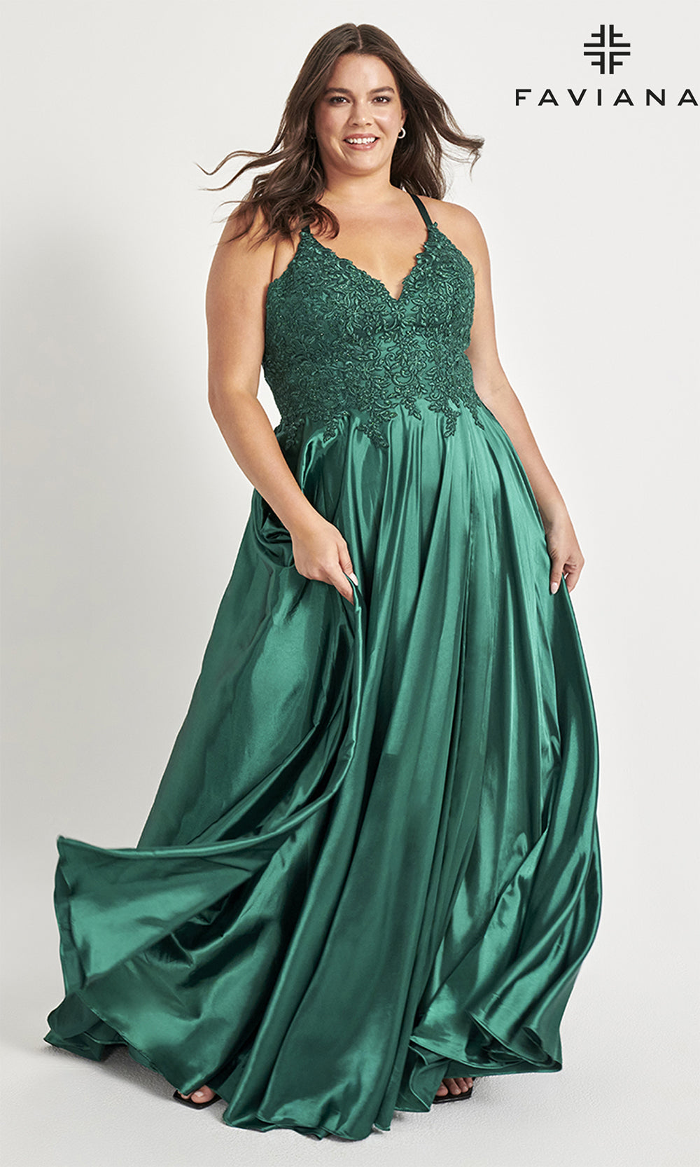 Faviana 9498 Deep Green