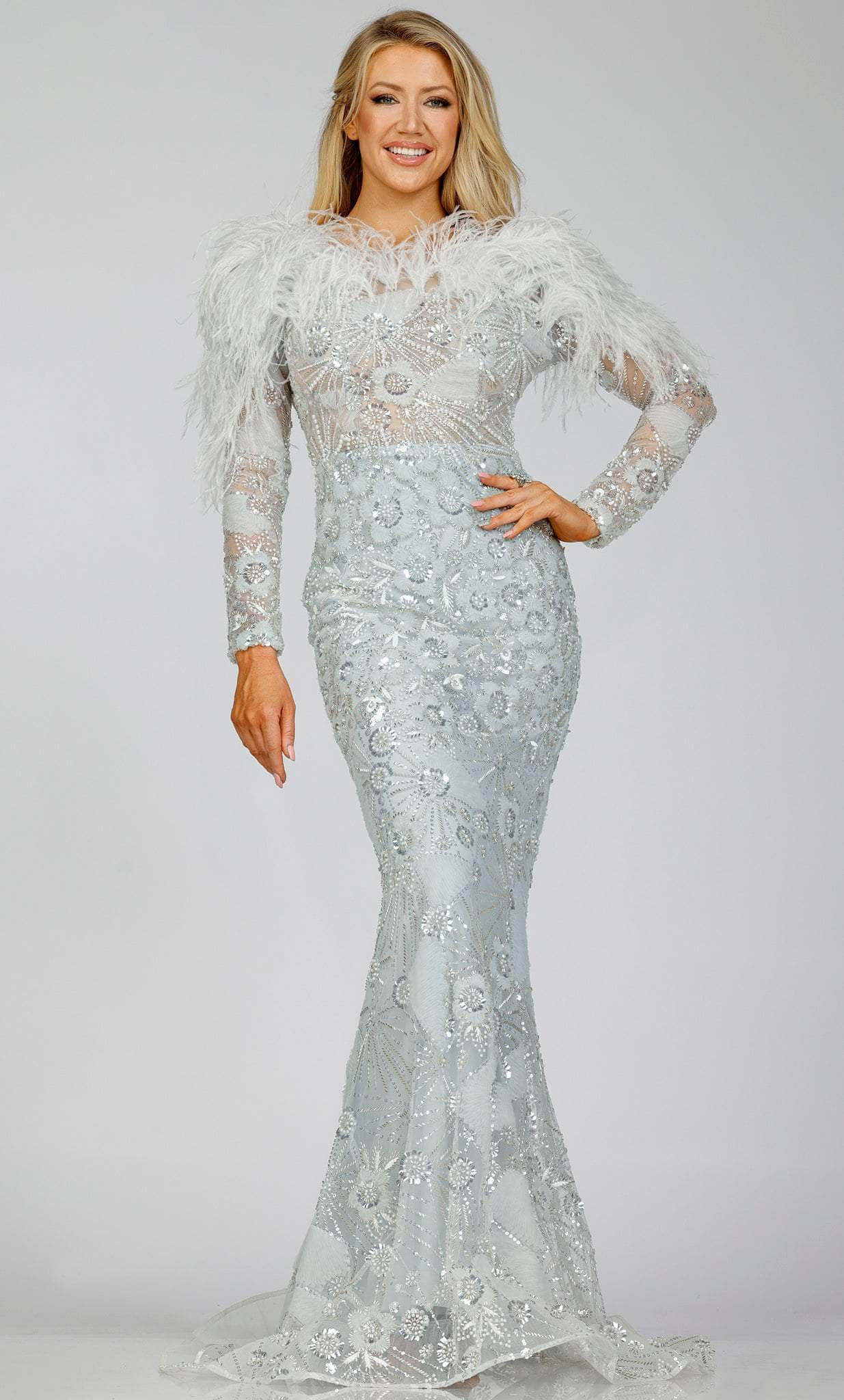 Terani Couture 231M0491 in Silver